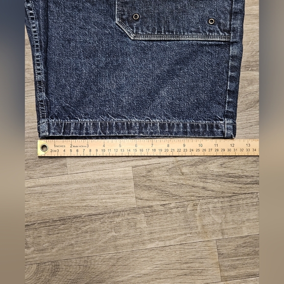 Vintage Wrangler Shorts Mens 36 Jorts Denim Baggy Skater Y2K Southpole Style - Picture 9 of 10
